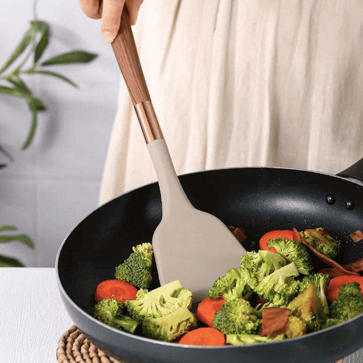 Ensemble de Cuisine en Silicone Premium de 10 Pièces