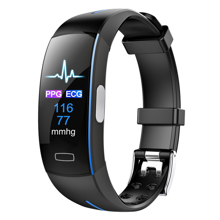 Montre intelligente avec surveillance de la pression artérielle et du rythme cardiaque