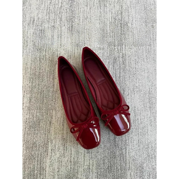 Ballerines en Cuir Verni pour Femmes - Eva