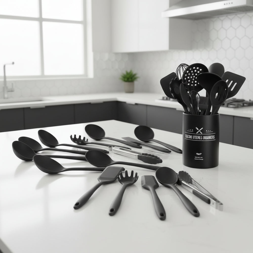 Ensemble d'Ustensiles de Cuisine Premium