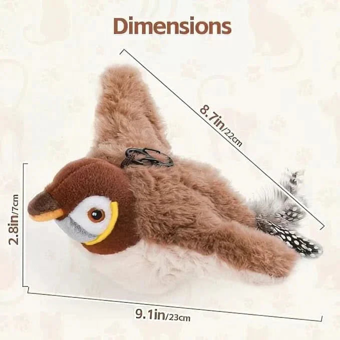 Jouet en Peluche Interactif pour Chats Actifs