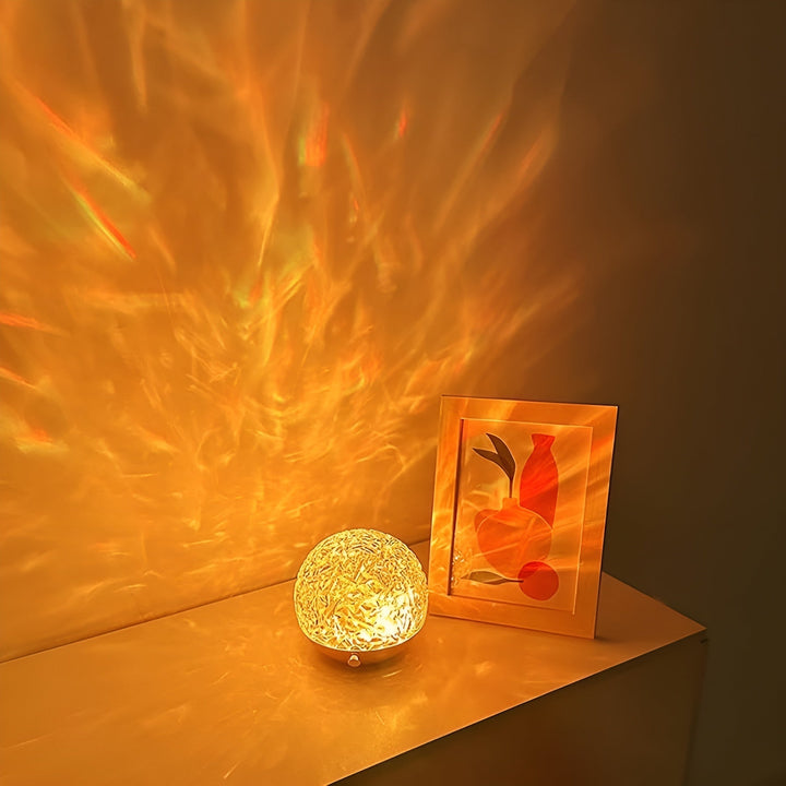 Lampe de Projection Lumière Ondulée – Éclairage Apaisant pour Table ou Chambre