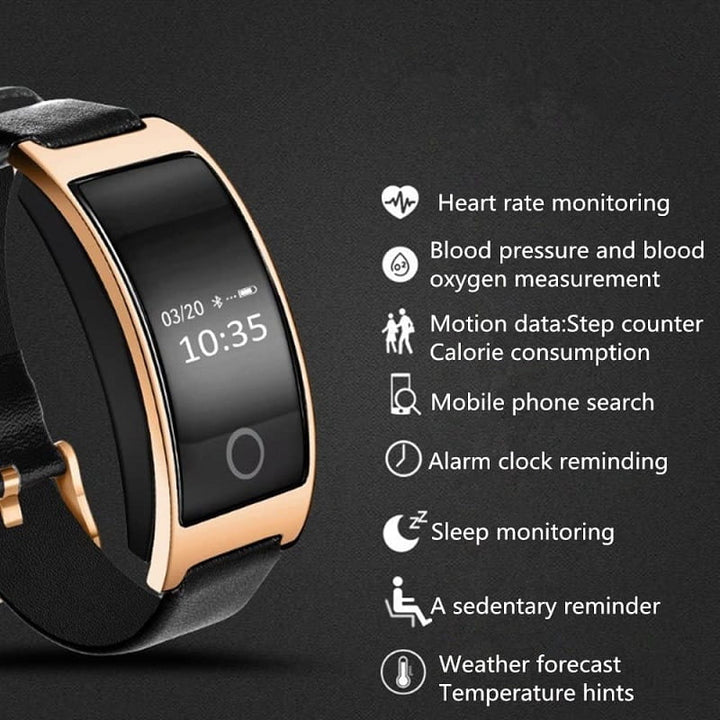 Moniteur de Pression Artérielle au Poignet et Montre de Fréquence Cardiaque