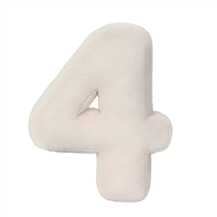 Coussin Lettre en Peluche Personnalisable - Accent Décoratif Doux pour Canapé ou Chambre d'Enfant