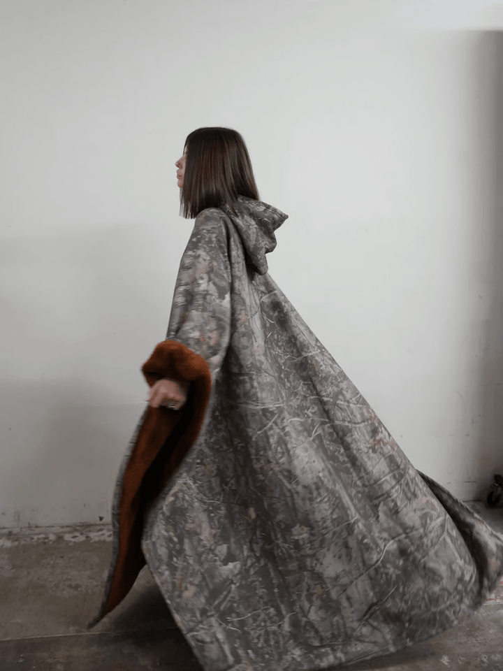 Hoodie Couverture Apaisante Oversize en Tissu Doux