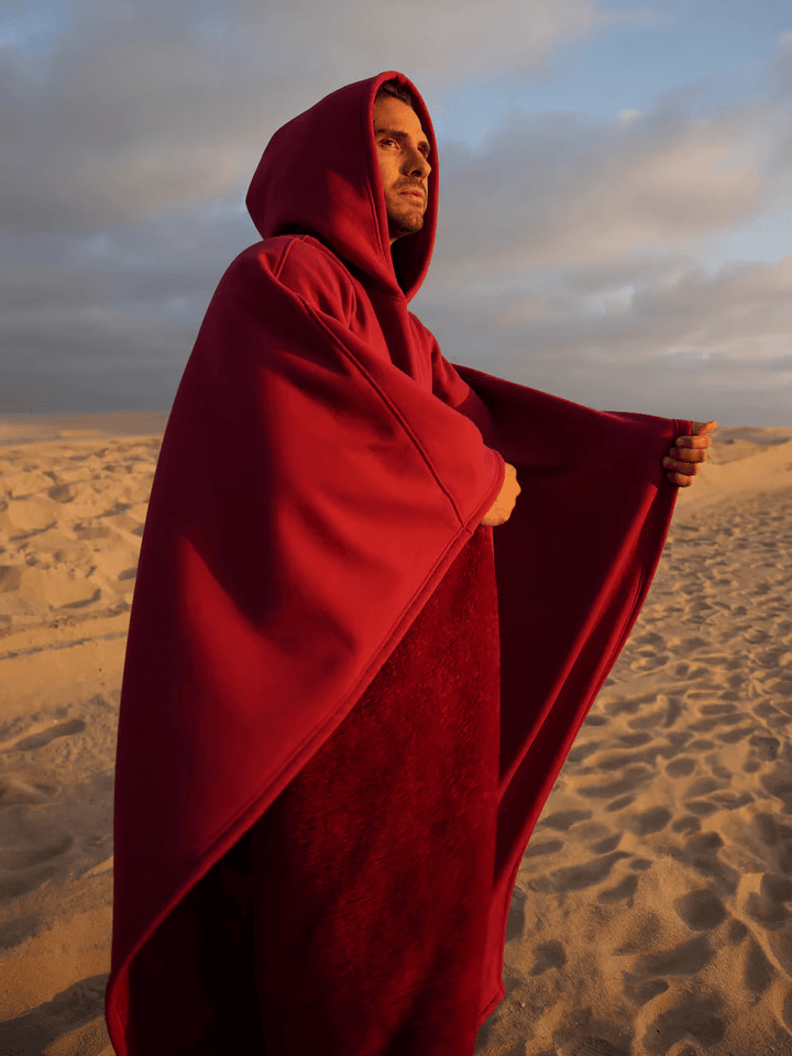 Hoodie Couverture Apaisante Oversize en Tissu Doux