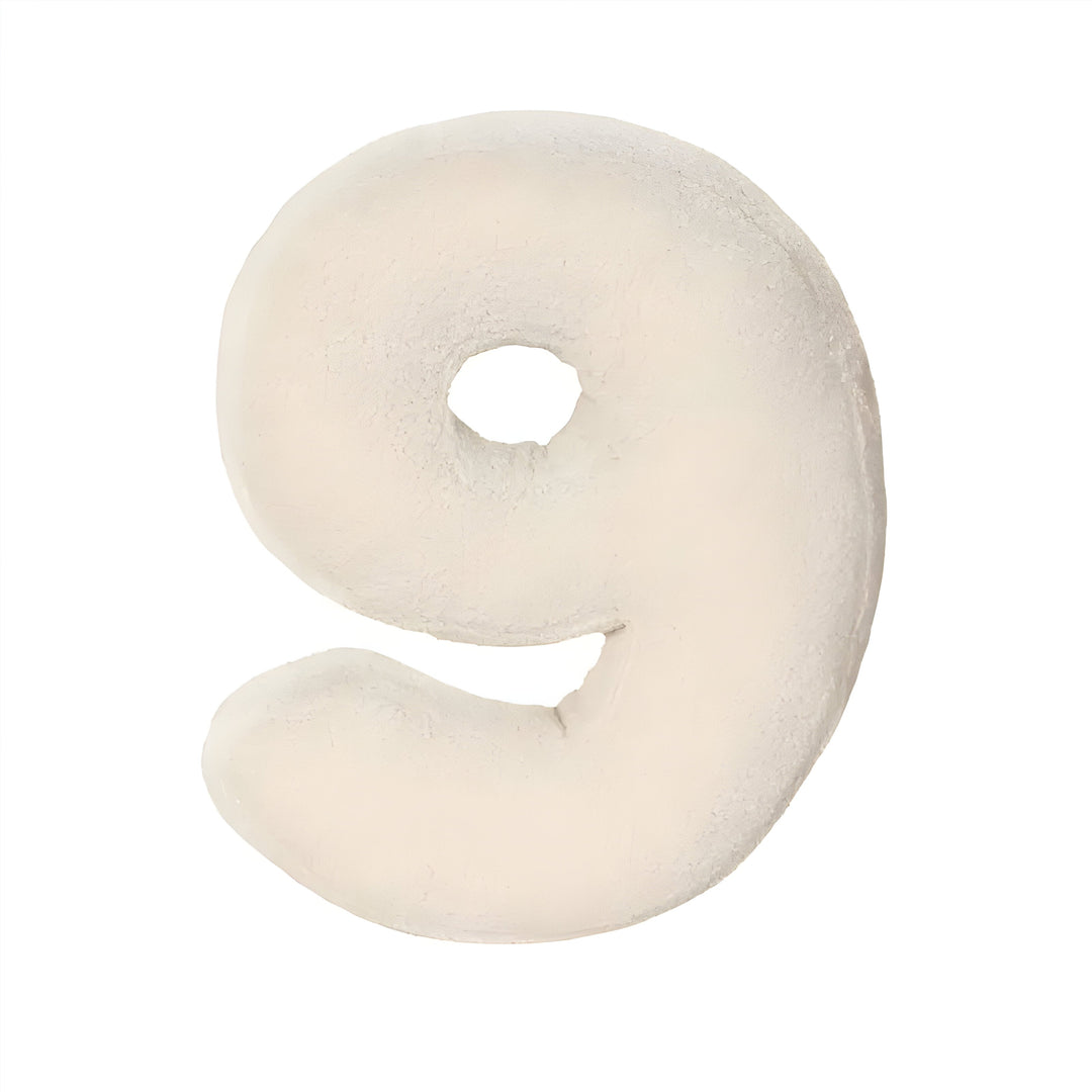 Coussin Lettre en Peluche Personnalisable - Accent Décoratif Doux pour Canapé ou Chambre d'Enfant