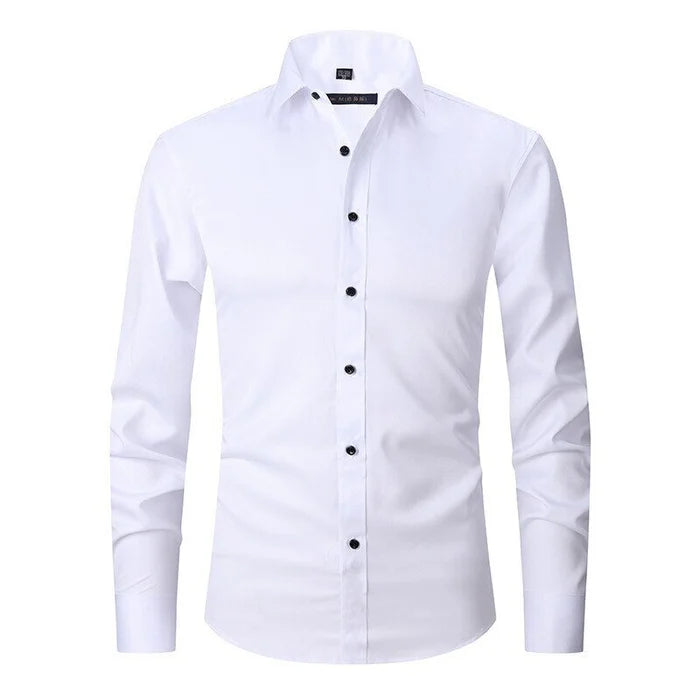 Chemise Élastique pour Hommes | Manches Longues