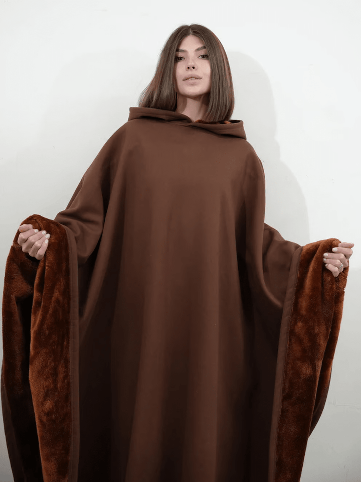 Hoodie Couverture Apaisante Oversize en Tissu Doux