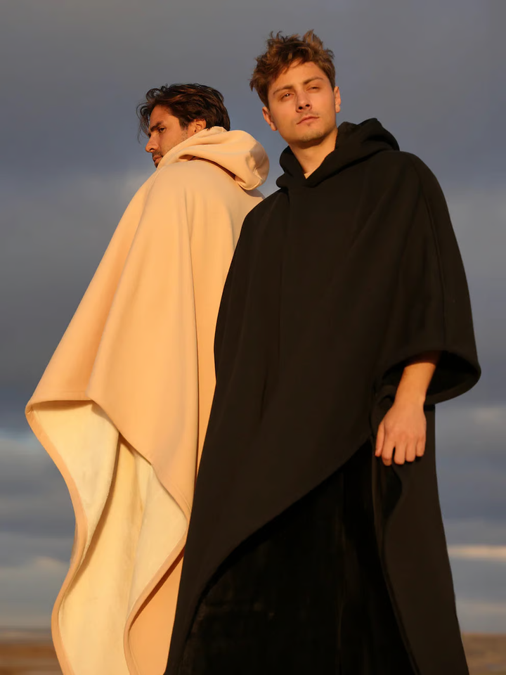 Hoodie Couverture Apaisante Oversize en Tissu Doux