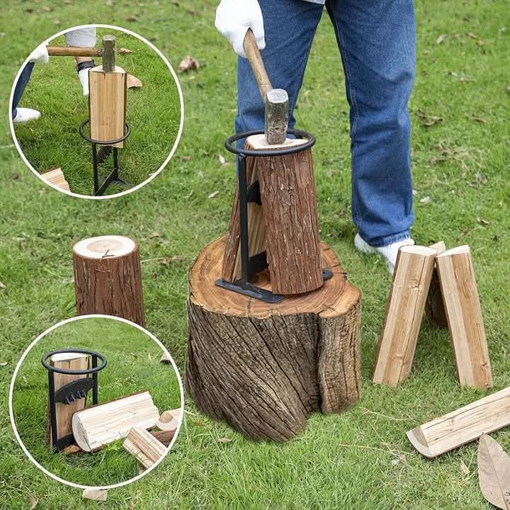 Fendeur de Bois Sûr et Sans Effort pour Cheminée et Utilisation Extérieure
