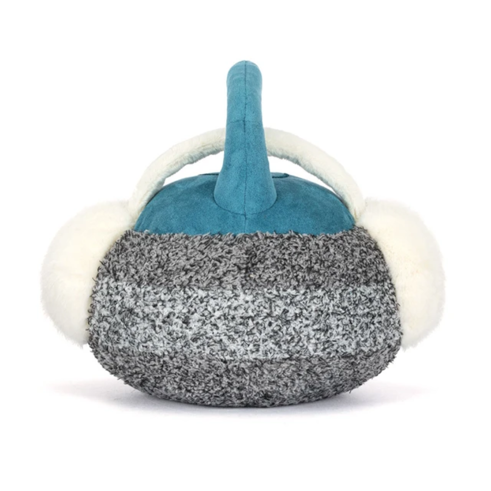 Jouet en Peluche Pierre de Curling Grise