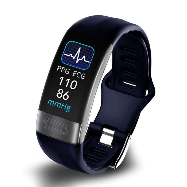 Bracelet Intelligent avec Mesure de la Pression Artérielle, EKG, et Moniteur de Fréquence Cardiaque