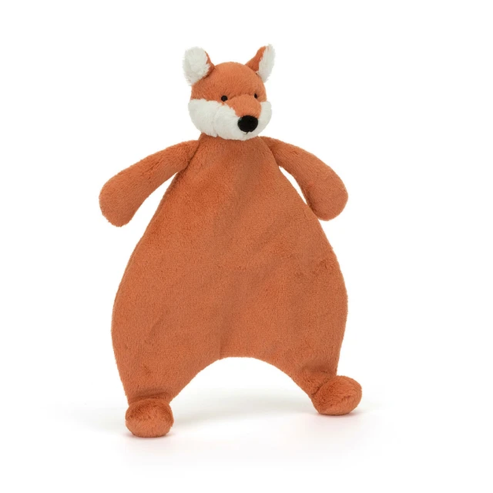 Couverture en peluche de renard timide