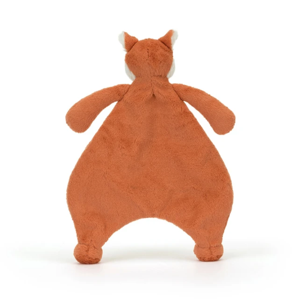 Couverture en peluche de renard timide