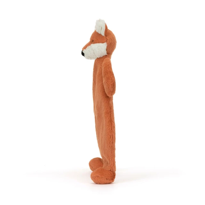 Couverture en peluche de renard timide