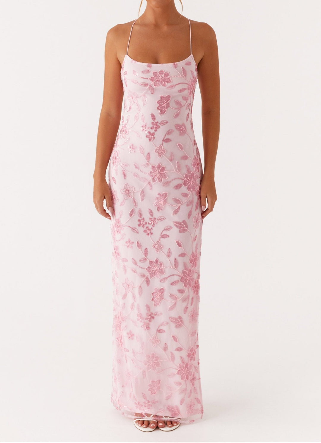 Robe Maxi Florencia - Rose