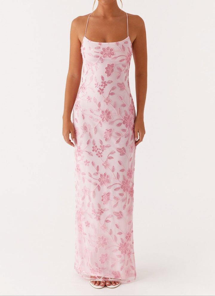 Robe Maxi Florencia - Rose