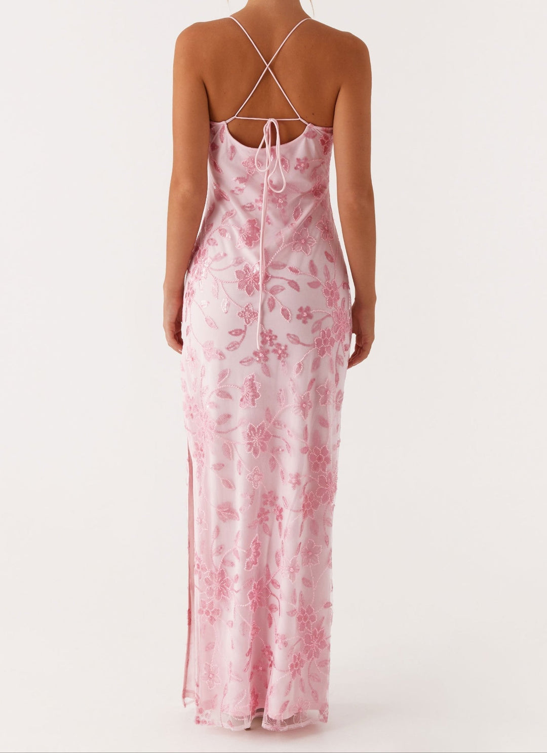 Robe Maxi Florencia - Rose