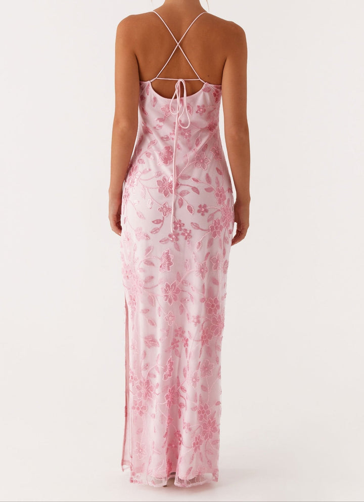 Robe Maxi Florencia - Rose