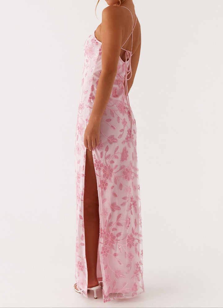 Robe Maxi Florencia - Rose