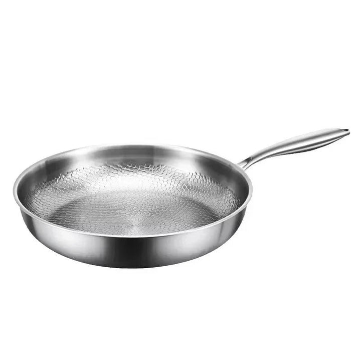 Poêle à Frire en Titane Martelé Antiadhésive pour Plaques à Induction et Cuisines Modernes