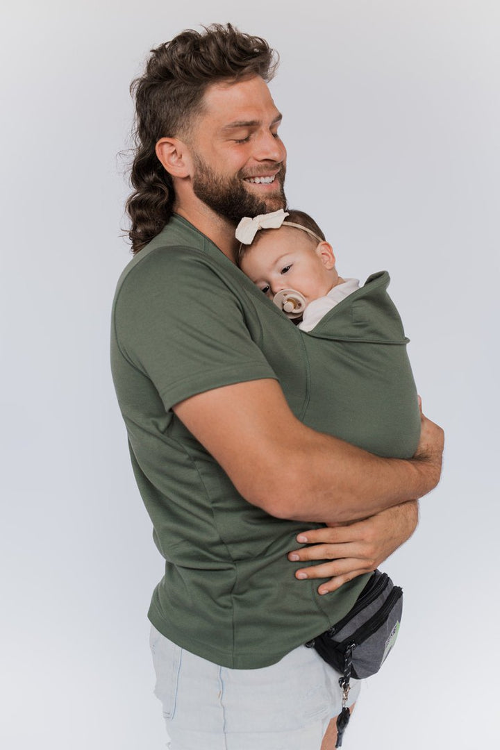 T-shirt Porte-Bébé Confortable pour un Port Toute la Journée