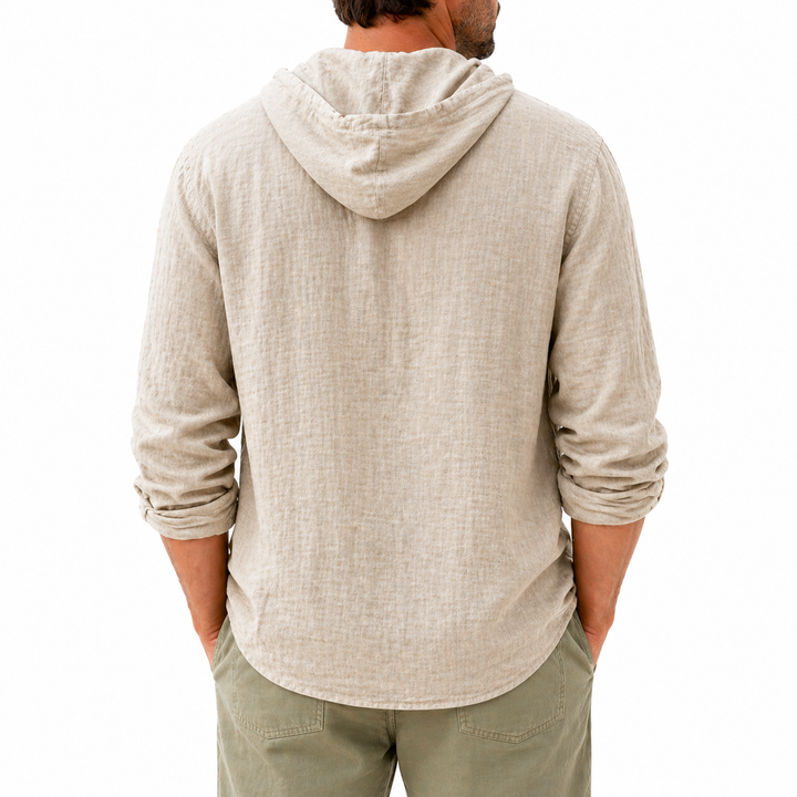 Chemise Henley Décontractée Pour Homme | Manches Longues