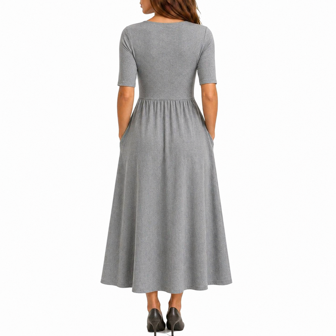 Robe Portefeuille À Col en V Pour Femme | Midi