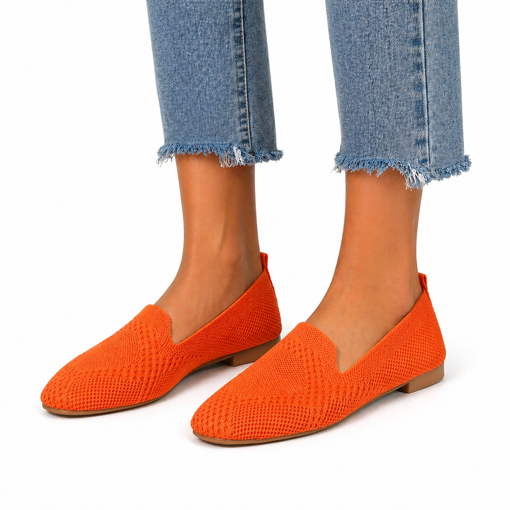 Mocassins Tricotés Décontractés Pour Femmes | Plate