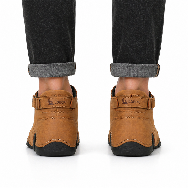 Chaussures Pieds Nus Pour Hommes | Fermeture À Lacets Et Velcro