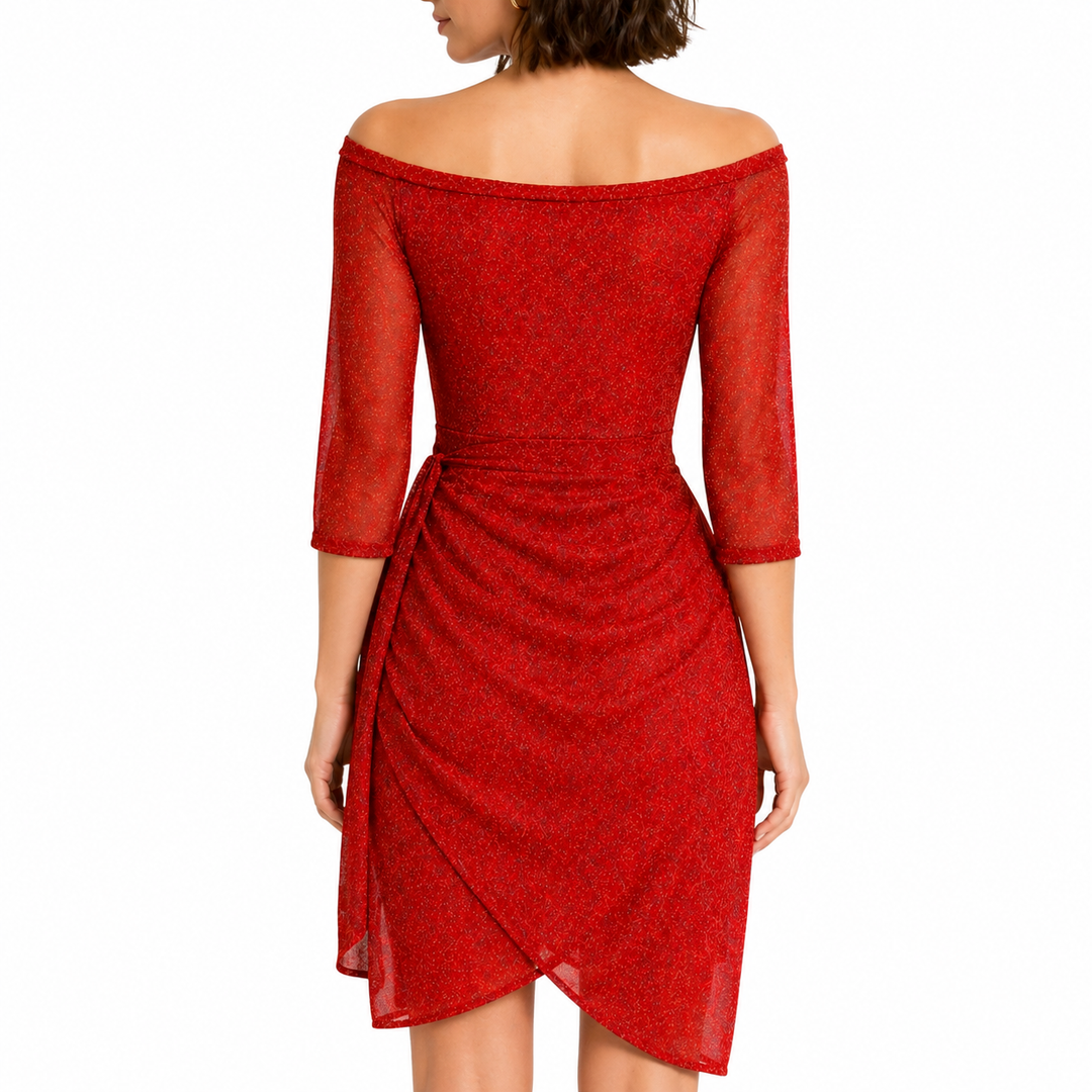 Femme Robe De Fête À Épaules Dénudées | Midi