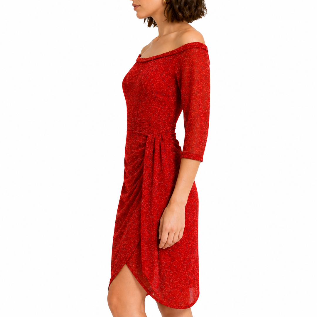 Femme Robe De Fête À Épaules Dénudées | Midi