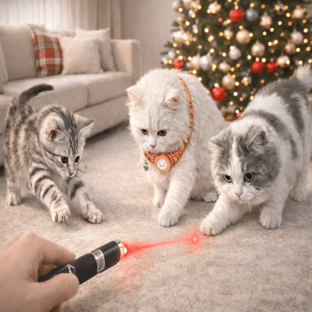 Mini Pointeur Laser LED & Lampe de Poche 2-en-1 Jouet pour Animaux