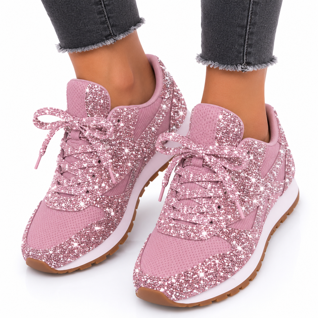 Confortables Baskets à Paillettes pour Femmes