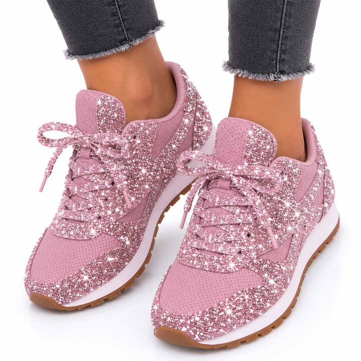 Confortables Baskets à Paillettes pour Femmes