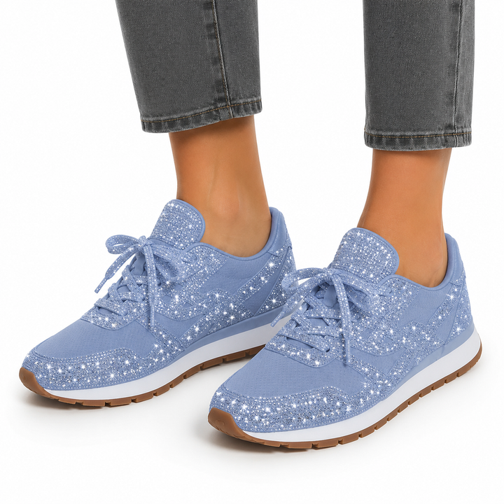 Confortables Baskets à Paillettes pour Femmes