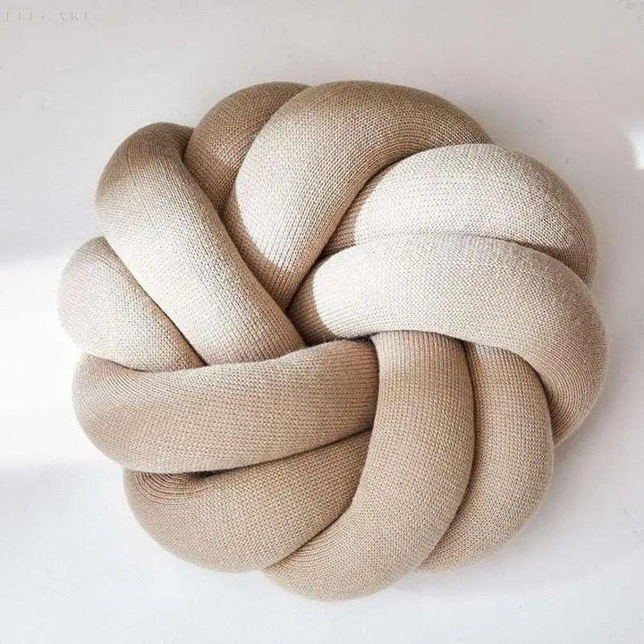 Coussin Nœud en Coton Doux