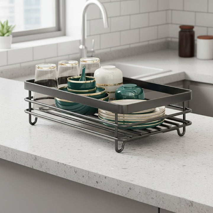 Égouttoir Pliable en Acier Inoxydable - Design Économiseur d'Espace pour Cuisines Modernes