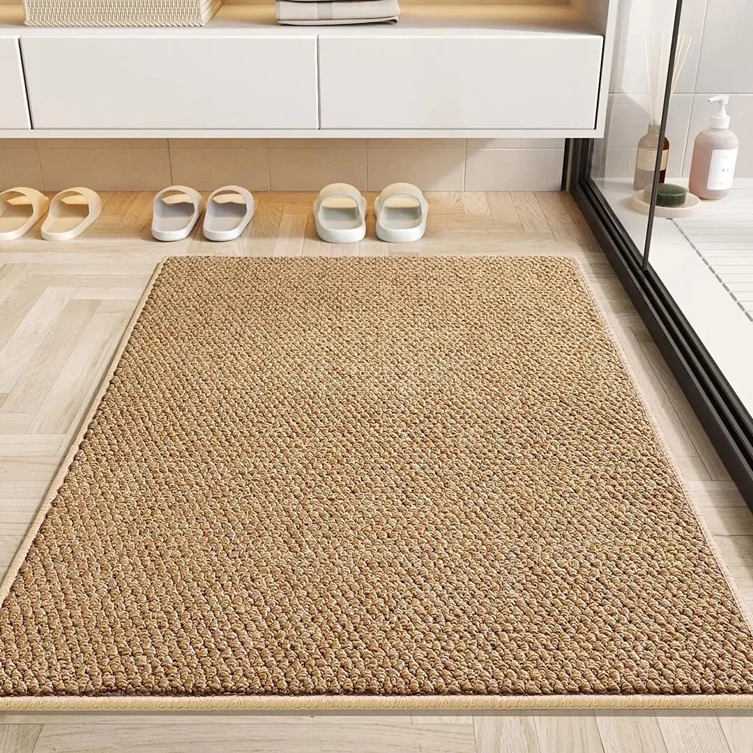 Tapis d'entrée élégant et absorbant pour la régulation de l'humidité
