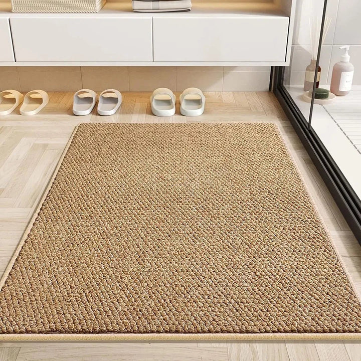 Tapis d'entrée élégant et absorbant pour la régulation de l'humidité