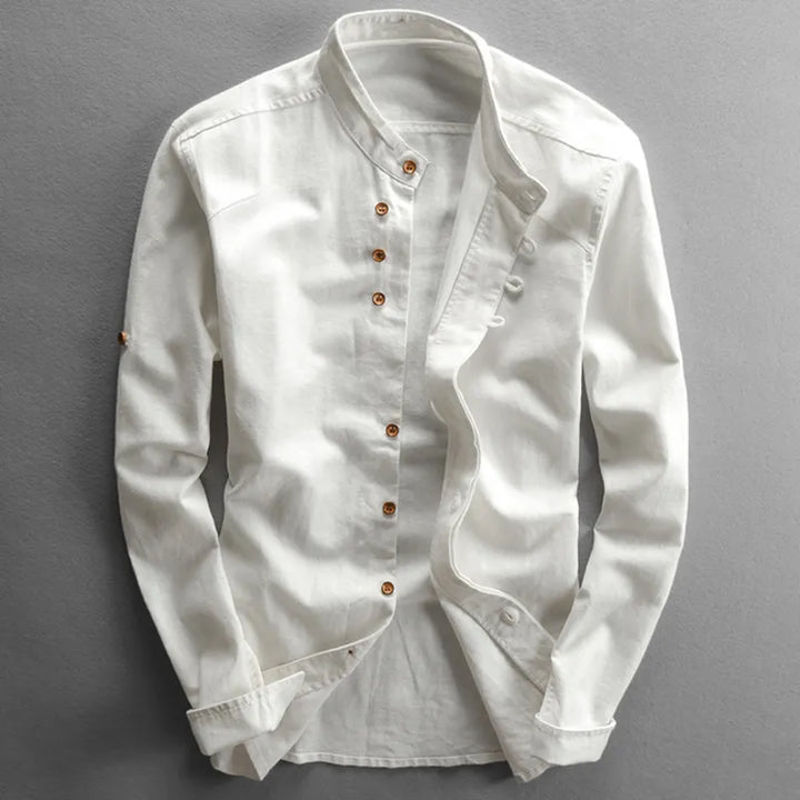 Chemise Élégante pour Hommes | Col Montant