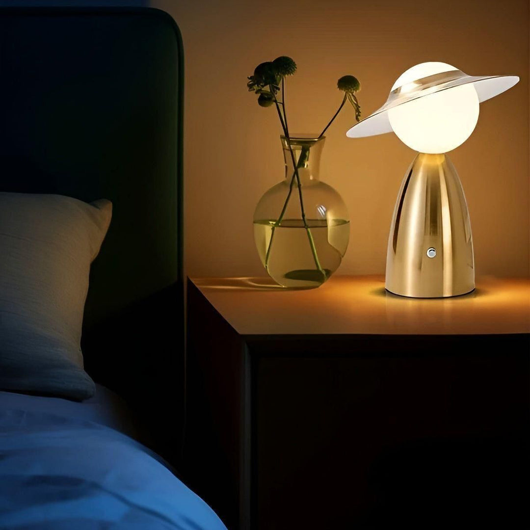 Lampe de Table Portable à Chargement Sans Fil pour Usage Domestique