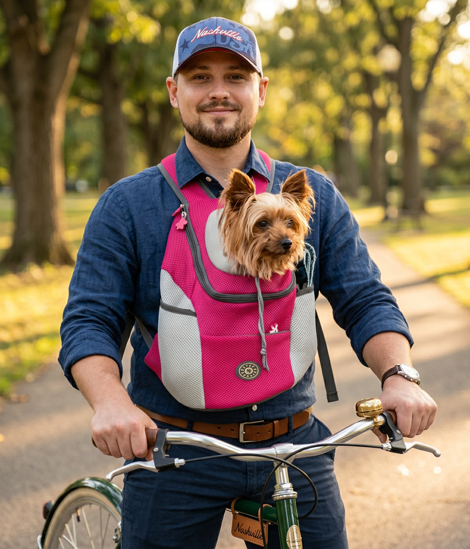 Sac à Dos Ergonomique pour Chien avec Rembourrage Confortable