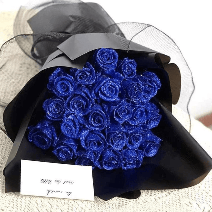 Rose Éternelle Pailletée pour Cadeaux Romantiques & Décoration d'Intérieur