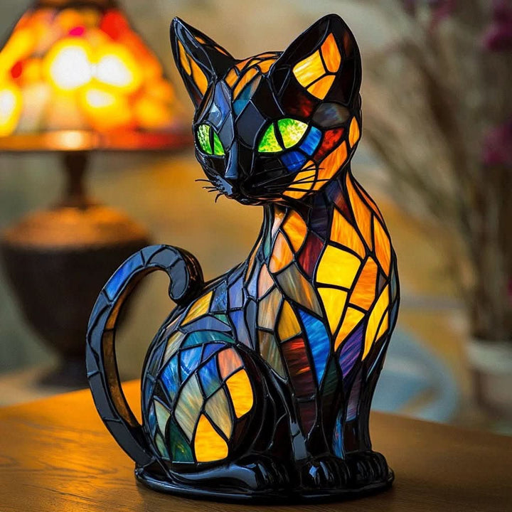 Lampe de Nuit LED Chat Amusante avec Douce Lumière Ambiante