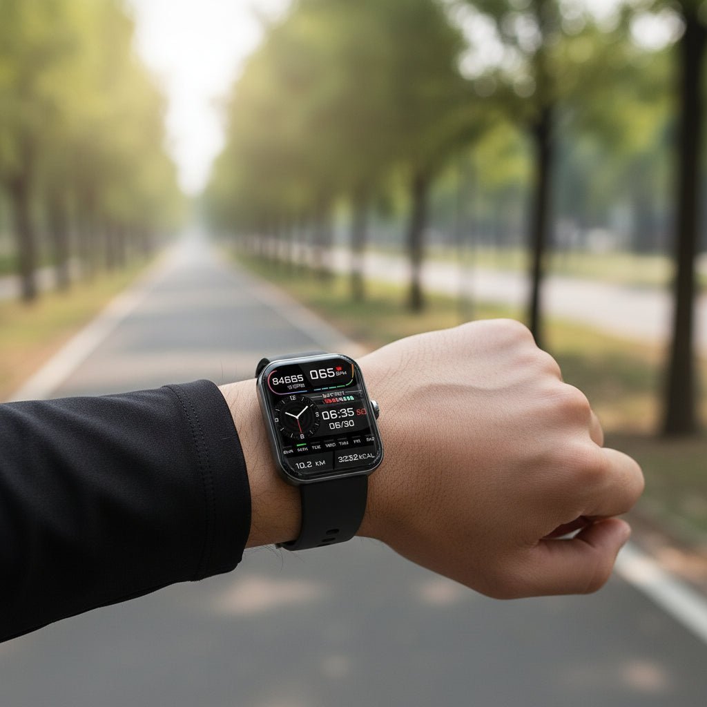 Montre de Suivi de Santé – Mesure Non-Invasive de la Glycémie & Suivi des Signes Vitaux en Temps Réel