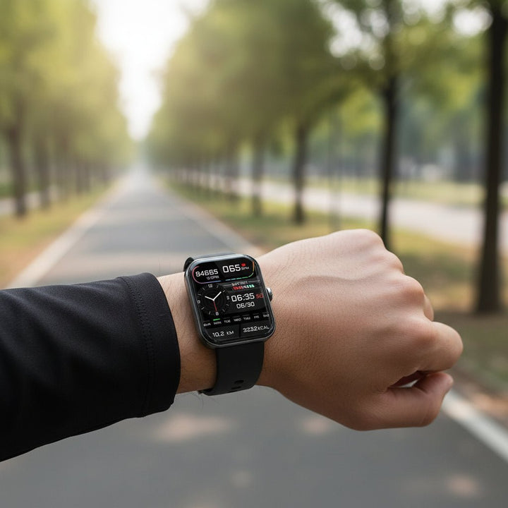 Montre de Suivi de Santé – Mesure Non-Invasive de la Glycémie & Suivi des Signes Vitaux en Temps Réel