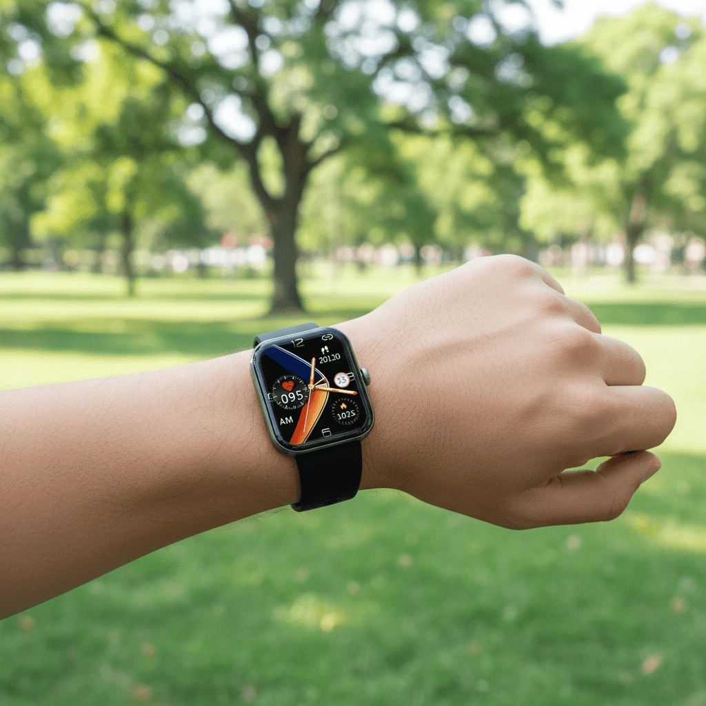Montre de Suivi de Santé – Mesure Non-Invasive de la Glycémie & Suivi des Signes Vitaux en Temps Réel