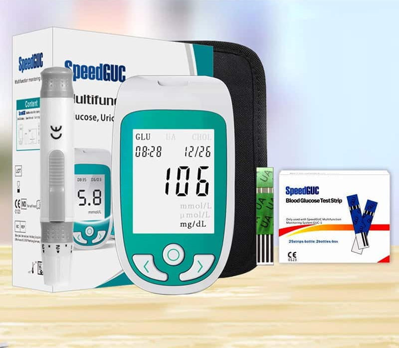 Moniteur de Santé : Niveaux de Cholestérol, Glucose & Acide Urique